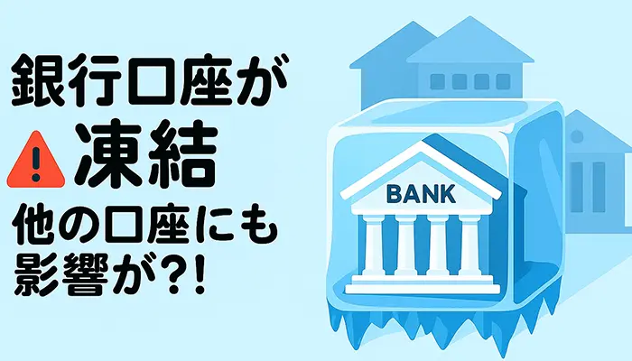 銀行口座凍結、他の口座への影響
