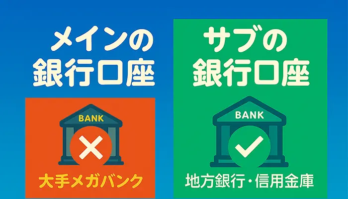 サブの銀行口座を用意