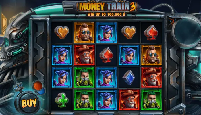 全4,000種類以上の人気スロットで遊べる「Money Train 3」