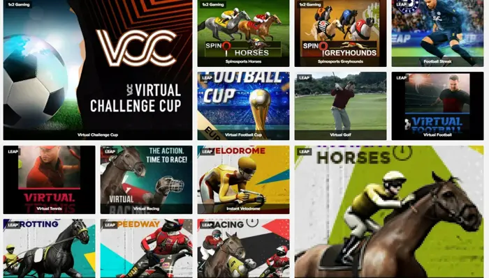 カジノゲーム以外にバーチャルスポーツでも遊べる